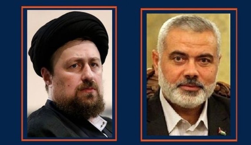 السید حسن خميني لهنية: العالم الاسلامي يفخر بأمثالك
