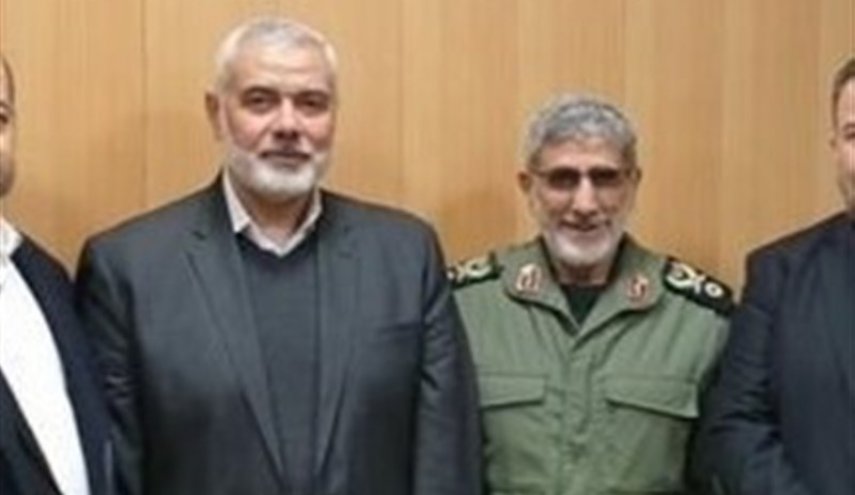 گفتگوی تلفنی سردار قاآنی و هنیه درباره آخرین تحولات فلسطین
