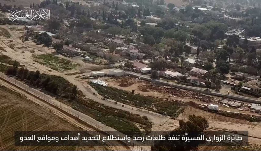 رونمایی از نسل جدید پهپاد مقاومت فلسطین/ پهپاد شناسایی الزواری به میدان آمد + فیلم