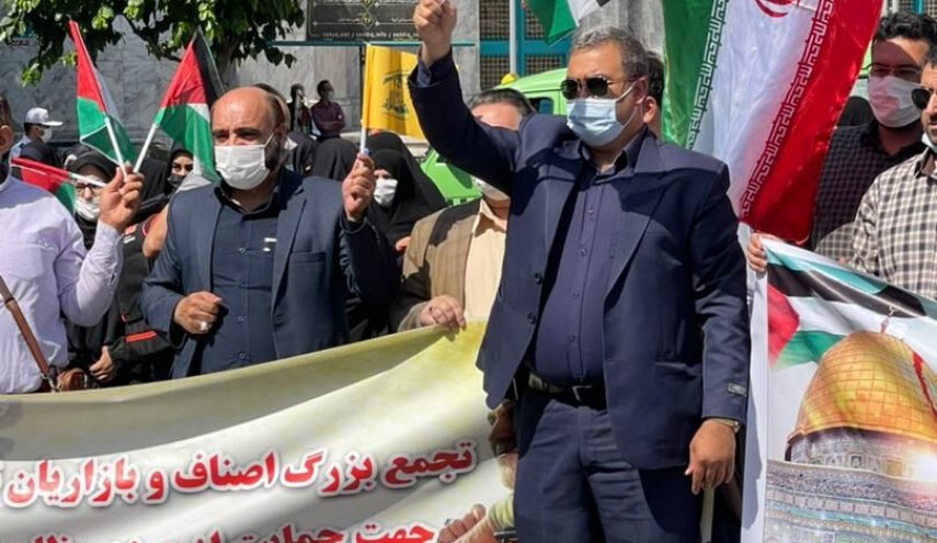 جشن پیروزی جریان مقاومت بر رژیم صهیونیستی در تهران برگزار شد