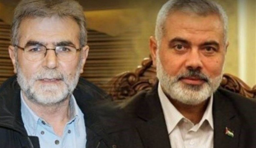 گفت وگوی تلفنی النخاله و هنیه در مورد پیروزی مقاومت