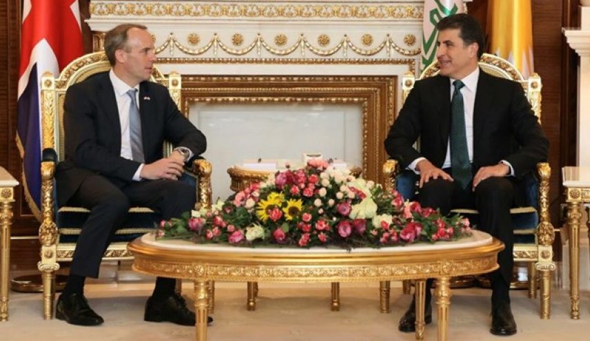 وزیر خارجه انگلیس وارد اربیل شد