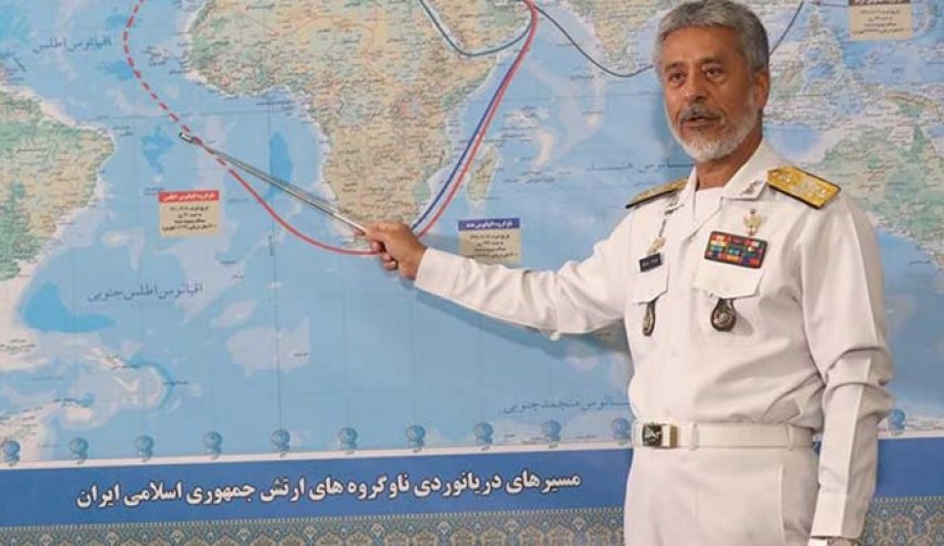 حضور مقتدرانه ناوگروه نیروی دریایی ارتش برای اولین بار در اقیانوس اطلس