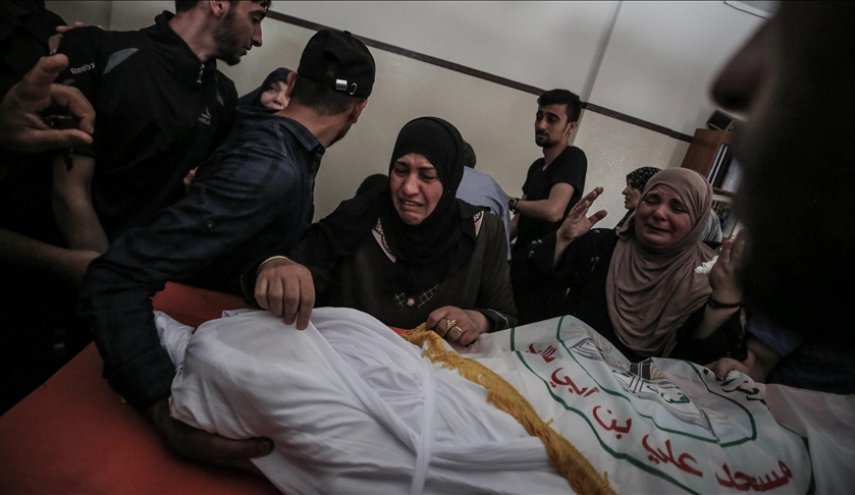 شهادت یک کودک فلسطینی در غزه 
