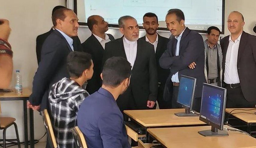 بازدید سفیر ایران از دانشگاه صنعا
