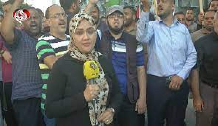تجمع اعتراضی در نوار غزه علیه تظاهرات پرچم شهرک‌نشینیان صهیونیستی