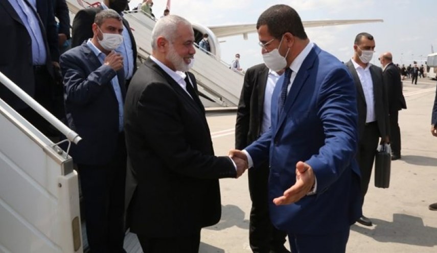 «اسماعیل هنیه» برای اولین بار وارد مغرب شد