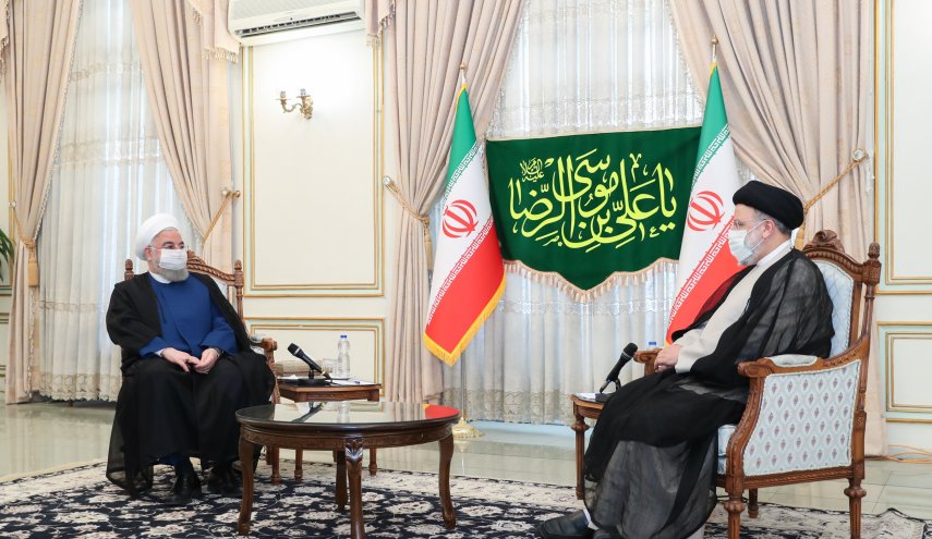 تصاویری از دیدار روحانی با رییسی