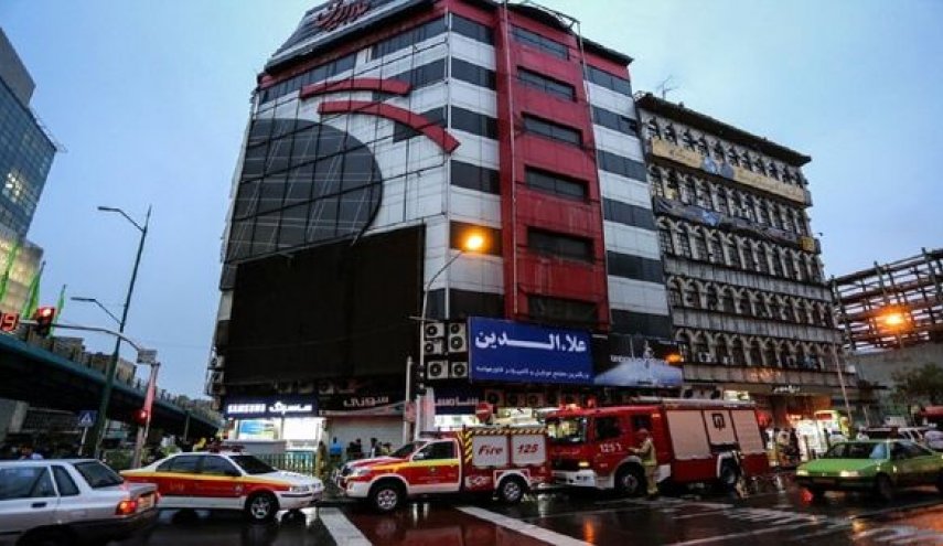 آتش سوزی در پاساژ علاالدین