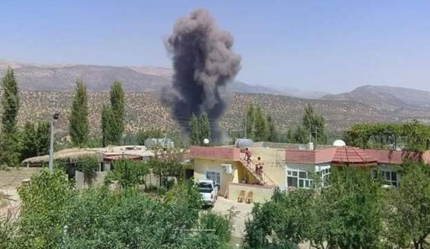 آتش‌سوزی در شمال عراق در نتیجه حملات ترکیه
