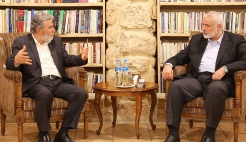 «اسماعیل هنیه» با دبیرکل جهاد اسلامی در بیروت دیدار کرد

