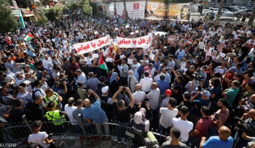 طنین «الشعب یرید اسقاط النظام» در رام الله