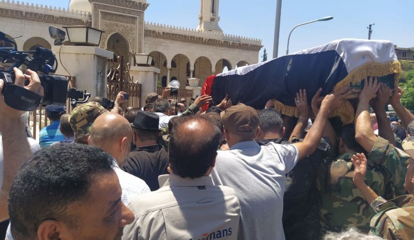 پیکر احمد جبریل در دمشق تشییع شد 