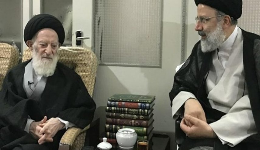 رئيسي یلتقي بالمرجع شبيري زنجاني