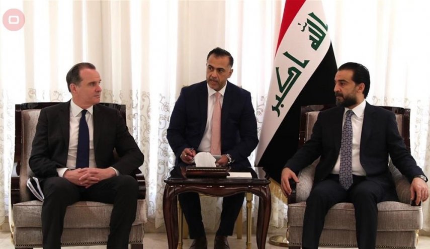 الحلبوسي والأعرجي يلتقيان بوفد امريكي..لهذا السبب