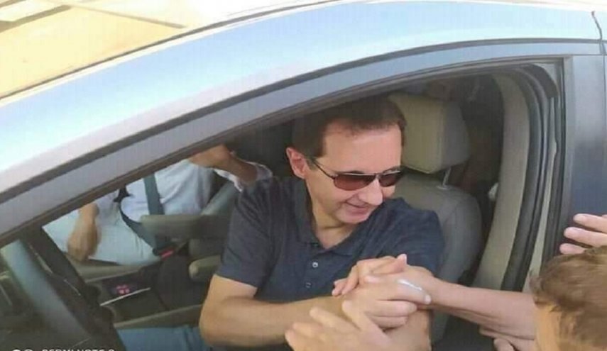 بعد الميدان.. الرئيس الأسد يتجول في 