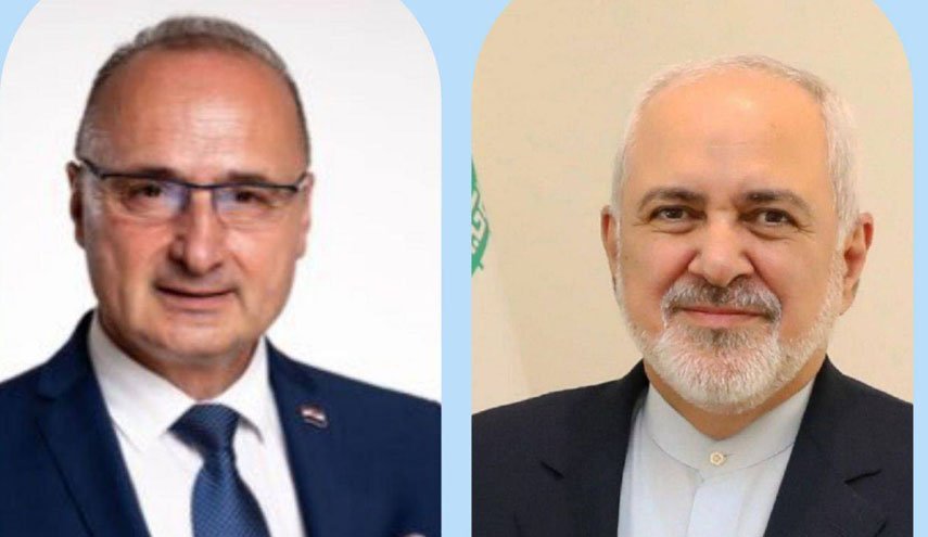 ظریف با همتای کروات خود گفت وگو کرد