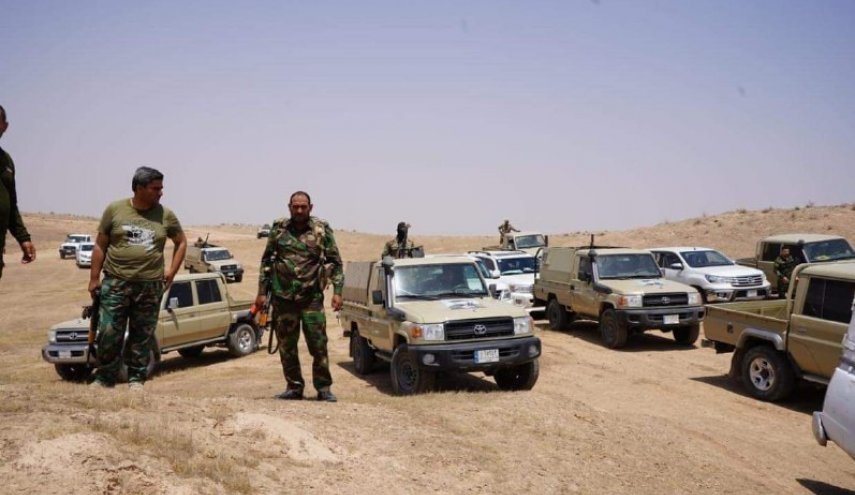 عملیات حشد الشعبی علیه داعش نزدیک مرز ایران