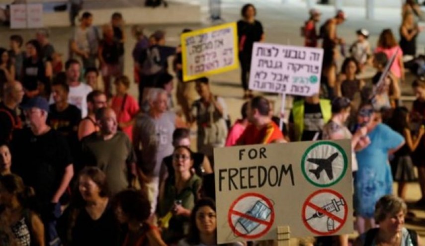 تظاهرات در فلسطین اشغالی، هم‌زمان با اوج گرفتن شیوع کرونا