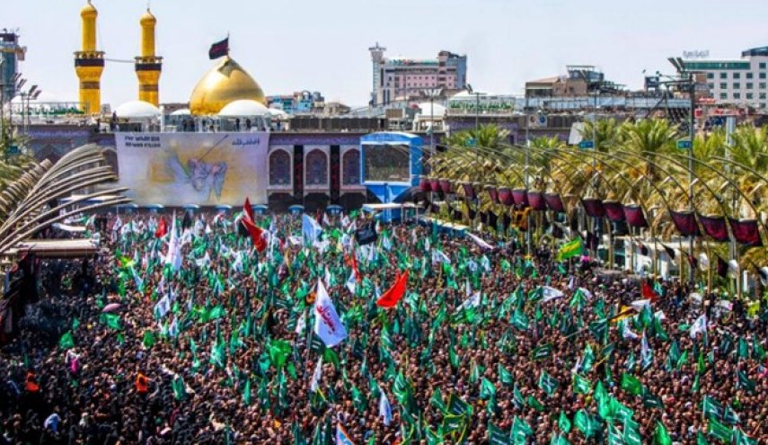 برگزاری مراسم عزاداری سالار شهیدان در کربلای معلی+فیلم
