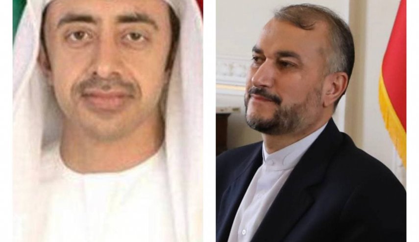 تماس تلفنی وزیر خارجه امارات با امیرعبداللهیان
