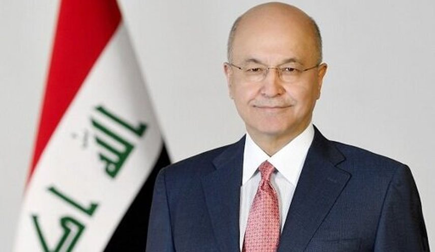 موضع صریح رئیس جمهوری عراق در باره عادی سازی روابط با اسراییل غاصب 