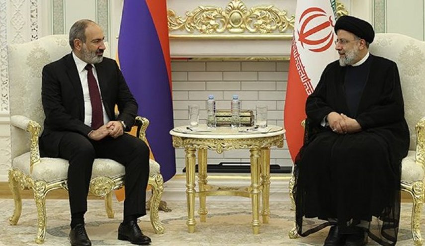 تاکید رئیسی و پاشینیان بر تعمیق روابط تجاری و اقتصادی تهران-ایروان