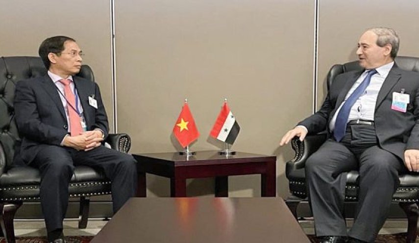 المقداد يلتقي وزيري خارجية فيتنام وقبرص