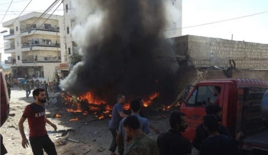 إصابة شخصين بانفجار عبوة ناسفة في مدينة عفرين
