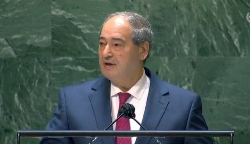 فیصل مقداد: اشغالگری ترکیه و آمریکا در سوریه، باید بدون قید و شرط پایان یابد