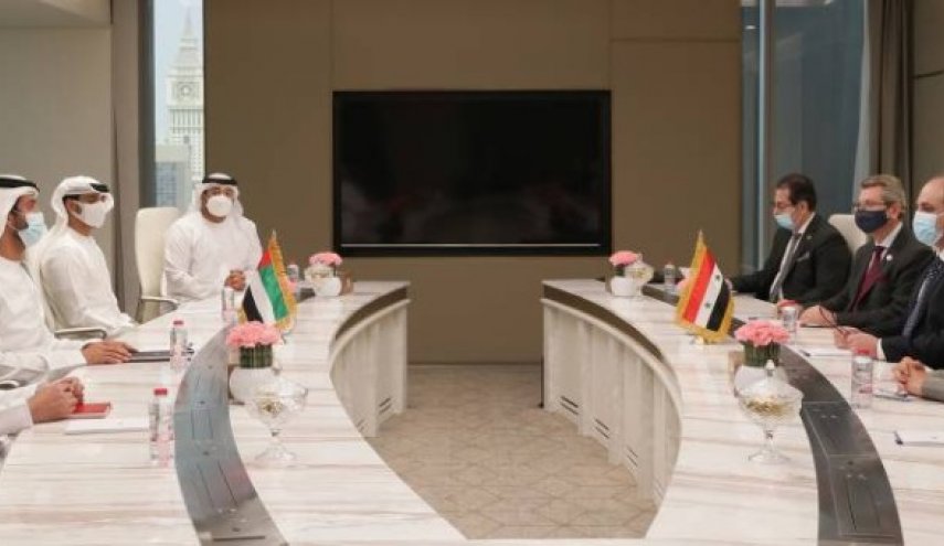 الإمارات وسوريا تبحثان أطر تطوير العلاقات الاقتصادية
