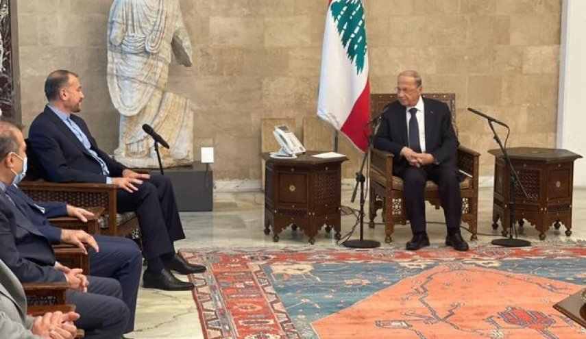 امیرعبداللهیان در دیدار با میشل عون: ایران همواره کنار لبنان ایستاده است
