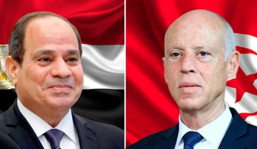 السيسي يؤكد دعم بلاده لإجراءات قيس سعيد 