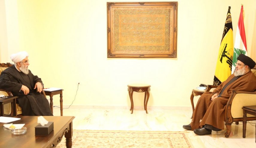 السيد نصرالله يستقبل الأمين العام للمجمع العالمي لأهل البيت