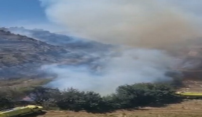 آتش سوزی در ابها عربستان