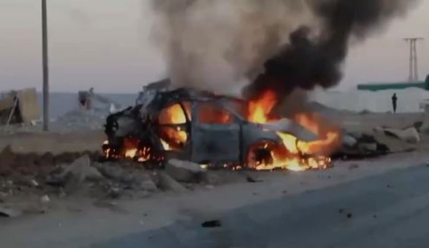  مقتل 3 أشخاص بقصف مسيّرة تركية لسيارة في عين العرب