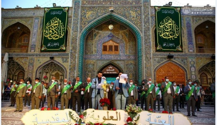 بالصور.. العتبة العلوية تحتفل بذكرى ولادة النبي (ص)