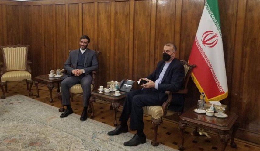 دیدار و گفت‌وگوی سعید محمد با امیرعبداللهیان