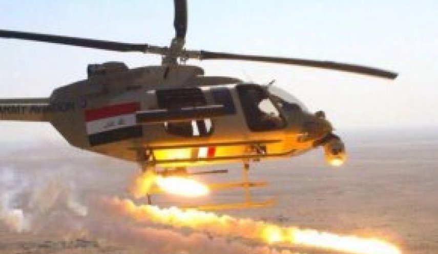الطيران العراقي يدك وكرا للإرهابيين بمحافظة صلاح الدين