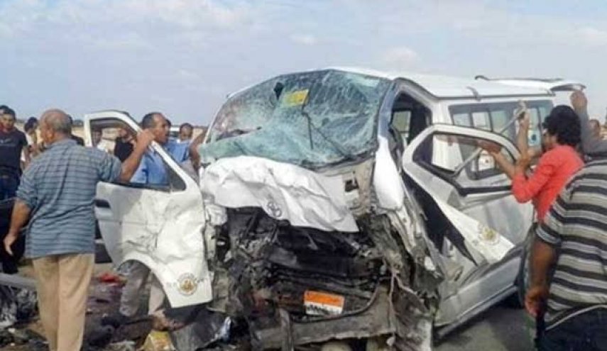 حادث تصادم مروع في مصر