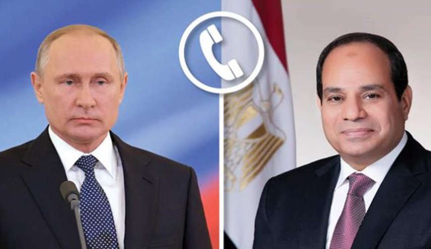 بوتين والسيسي يبحثان التعاون الثنائي والمشاريع المشتركة 