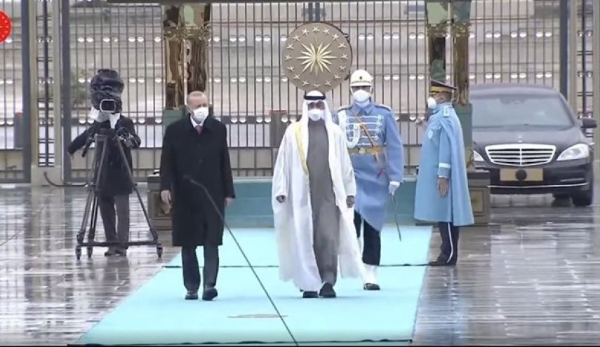 دیدار اردوغان و بن زاید پس از 10 سال + فیلم
