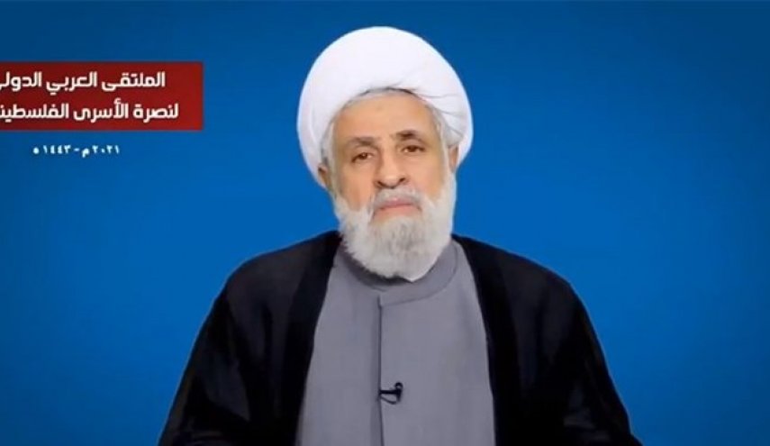 نعیم قاسم:سقوط رژیم اشغالگر حتمی است؛آرامش منطقه در گرو آزادی فلسطین است