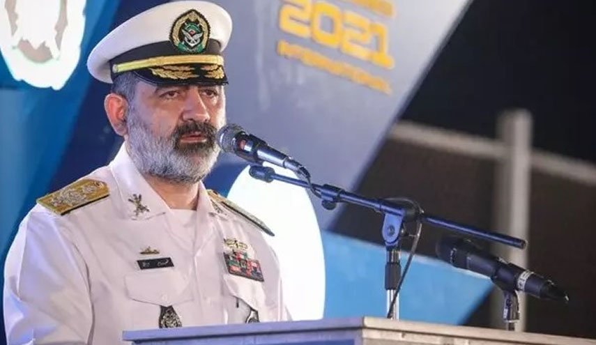 دریادار ایرانی: اصلی‌ترین پیام ناوگروه ۷۵ تحقق اهداف رهبری بود