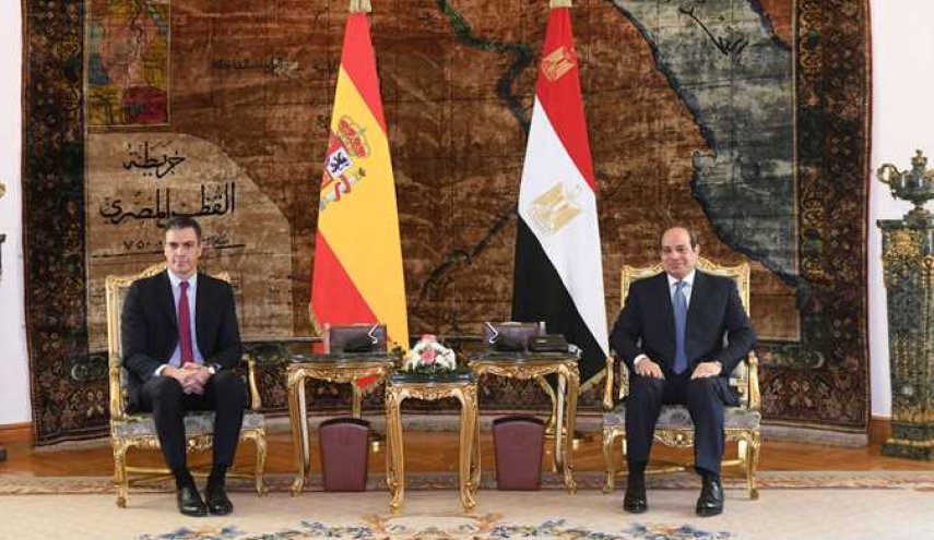 السيسي يستقبل رئيس حكومة إسبانيا 