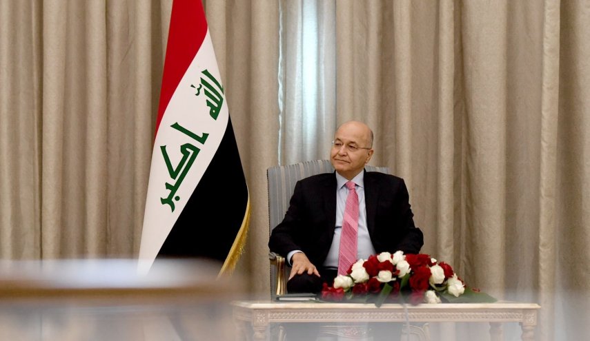 الرئيس العراقي: يجب دعم الدولة لاستئصال فلول الارهاب
