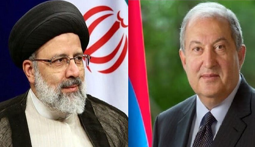 پیام رئیس جمهور ارمنستان به رئیسی درباره روابط و همکاری با تهران
