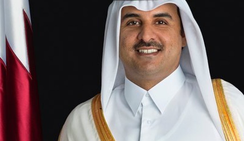 أمير قطر يبارك لأبناء شعبه اليوم الوطني للدولة 