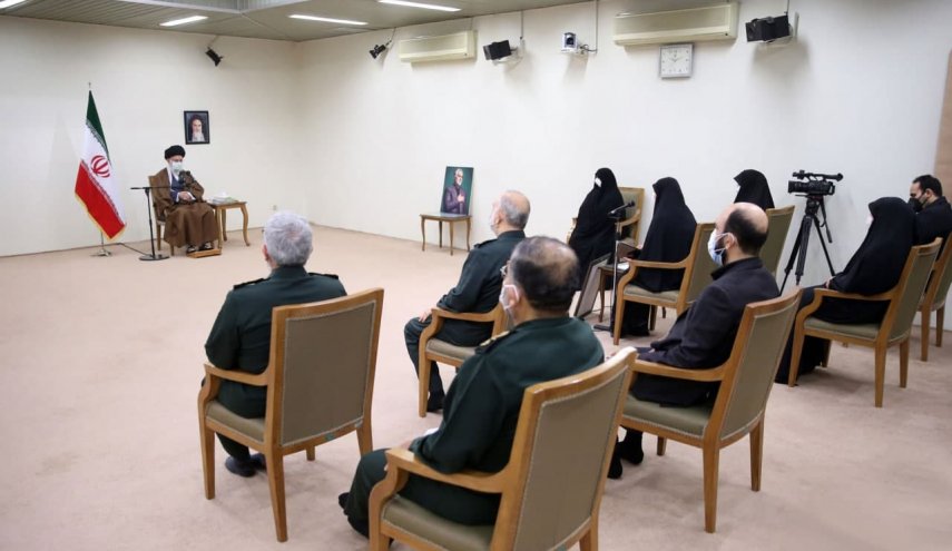 دیدار خانواده و اعضای ستاد بزرگداشت شهید حاج قاسم سلیمانی با رهبر معظم انقلاب