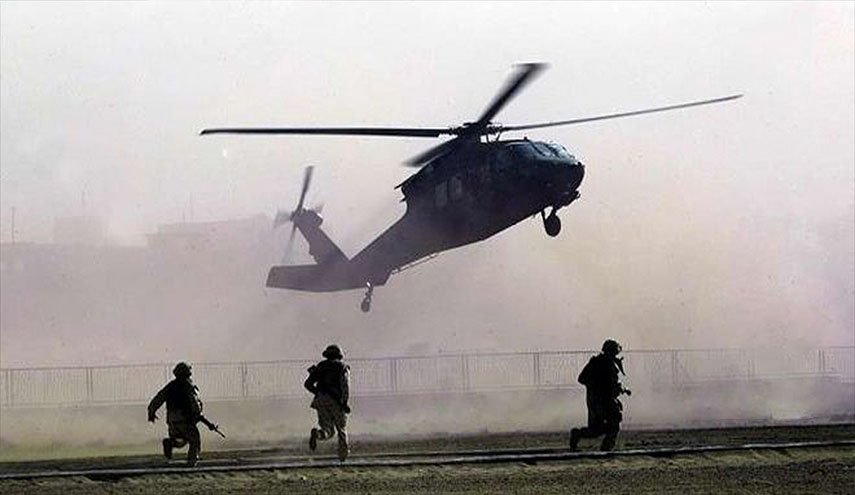 الاحتلال الأميركي يداهم منازل قرية الدشيشة بانزال جوي في ريف الحسكة